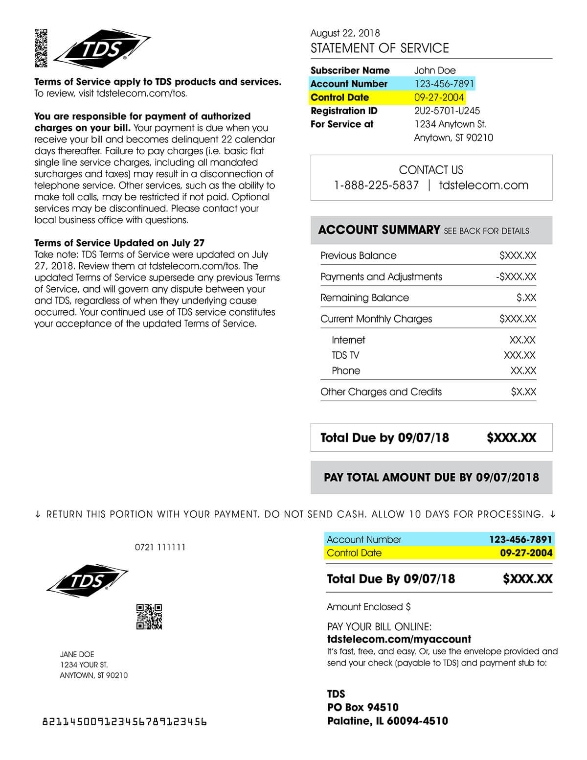 TDS Your TDS Bill Statement